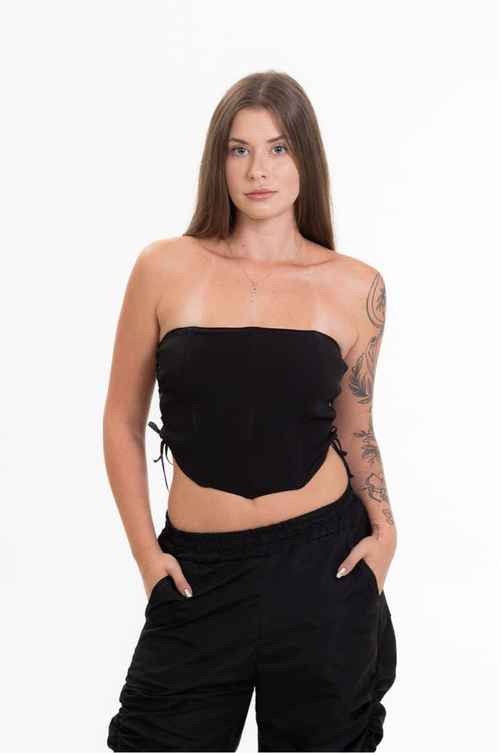 Corset Ajustável Preto