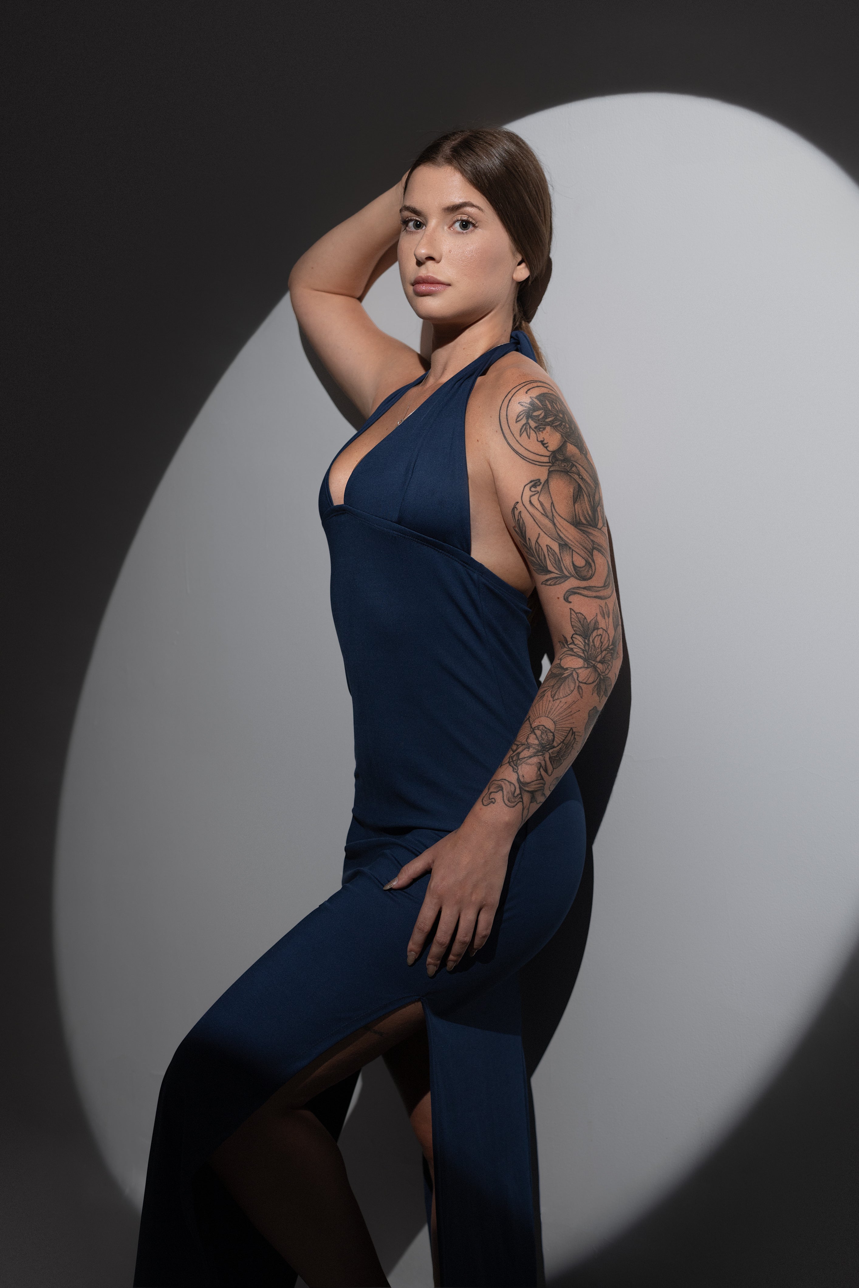 Vestido Decote nas Costas Longo