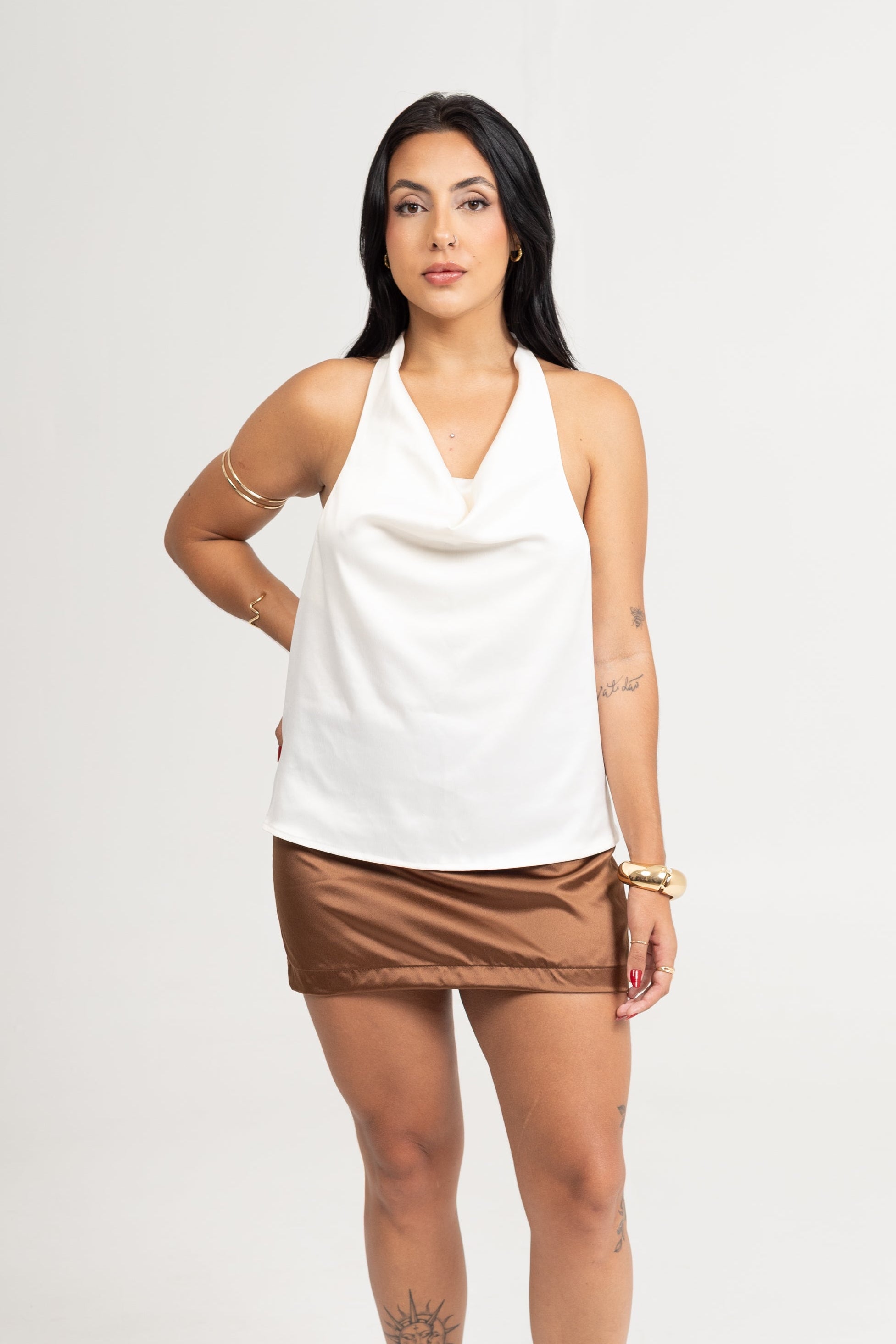 Blusa Gola Boba Off White