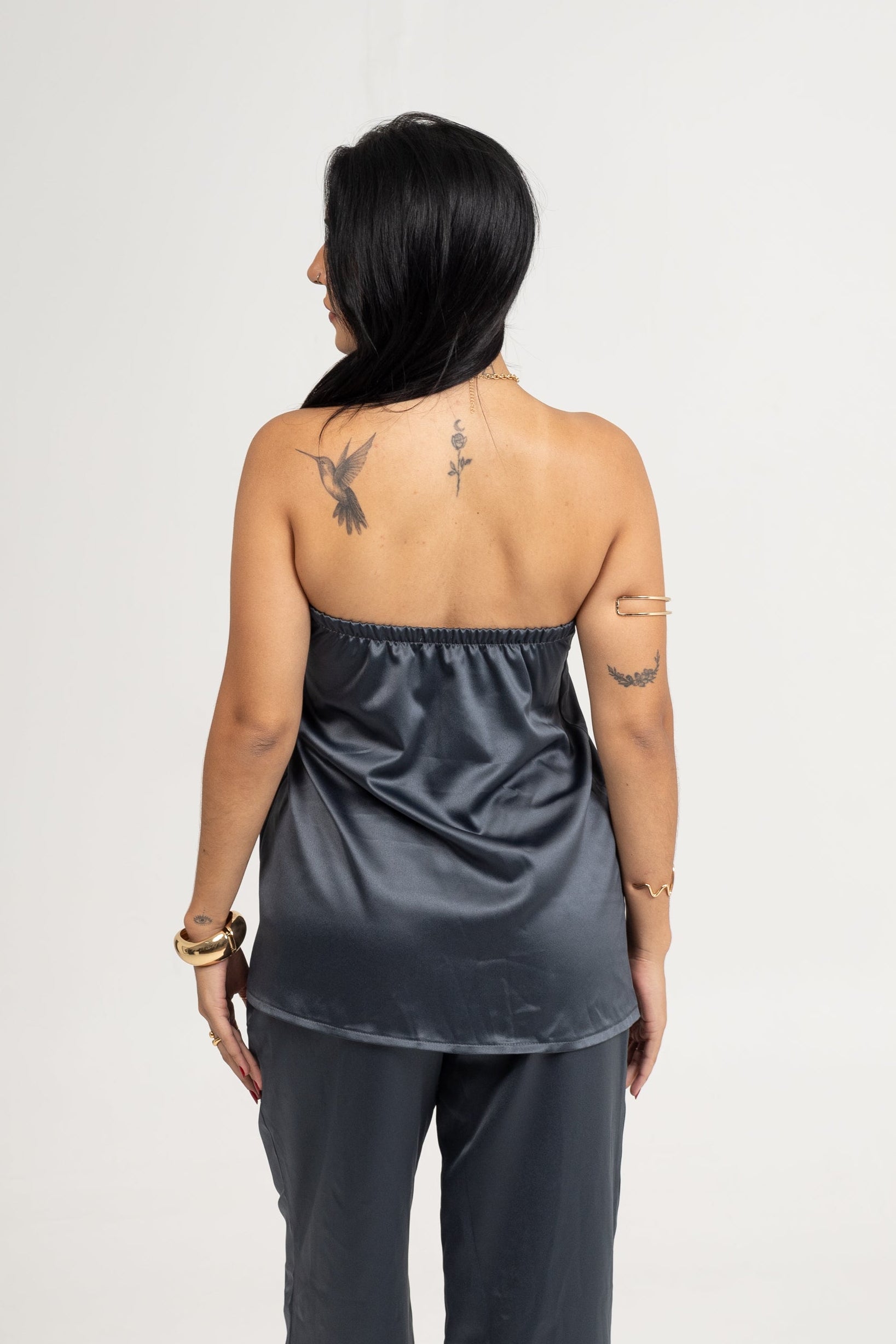 Top Clair Cinza Chumbo