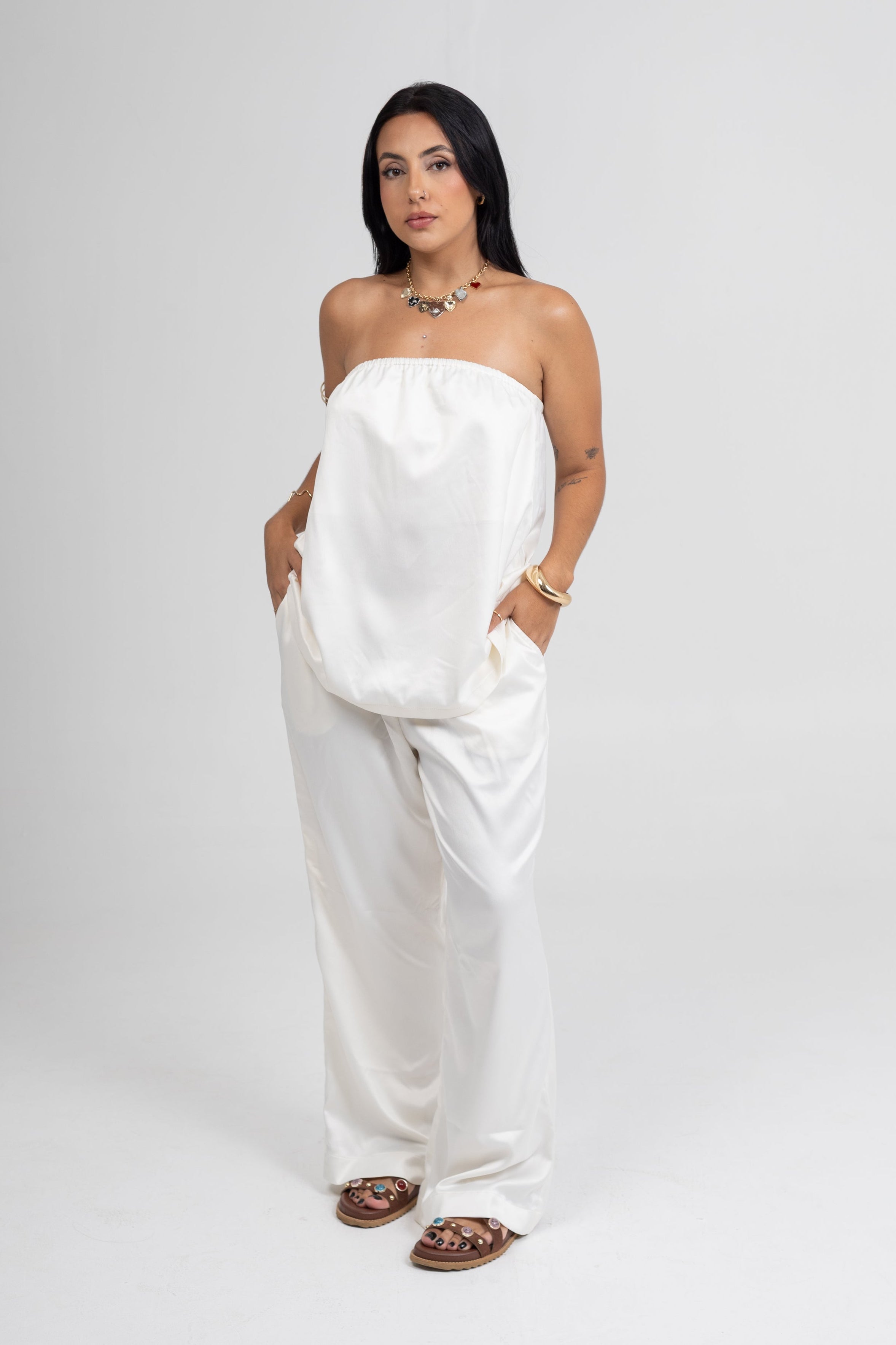 Calça Clair Off White