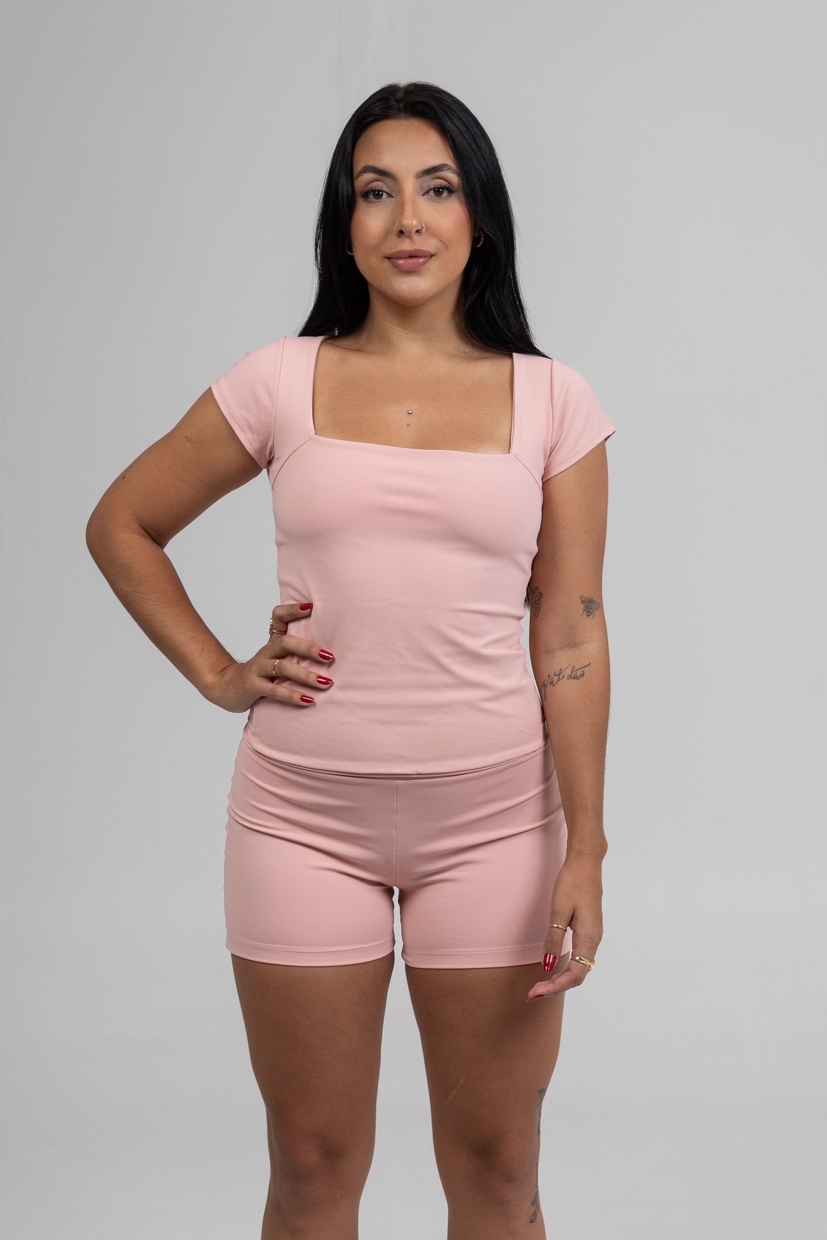 Short Fitness Baby Pink
