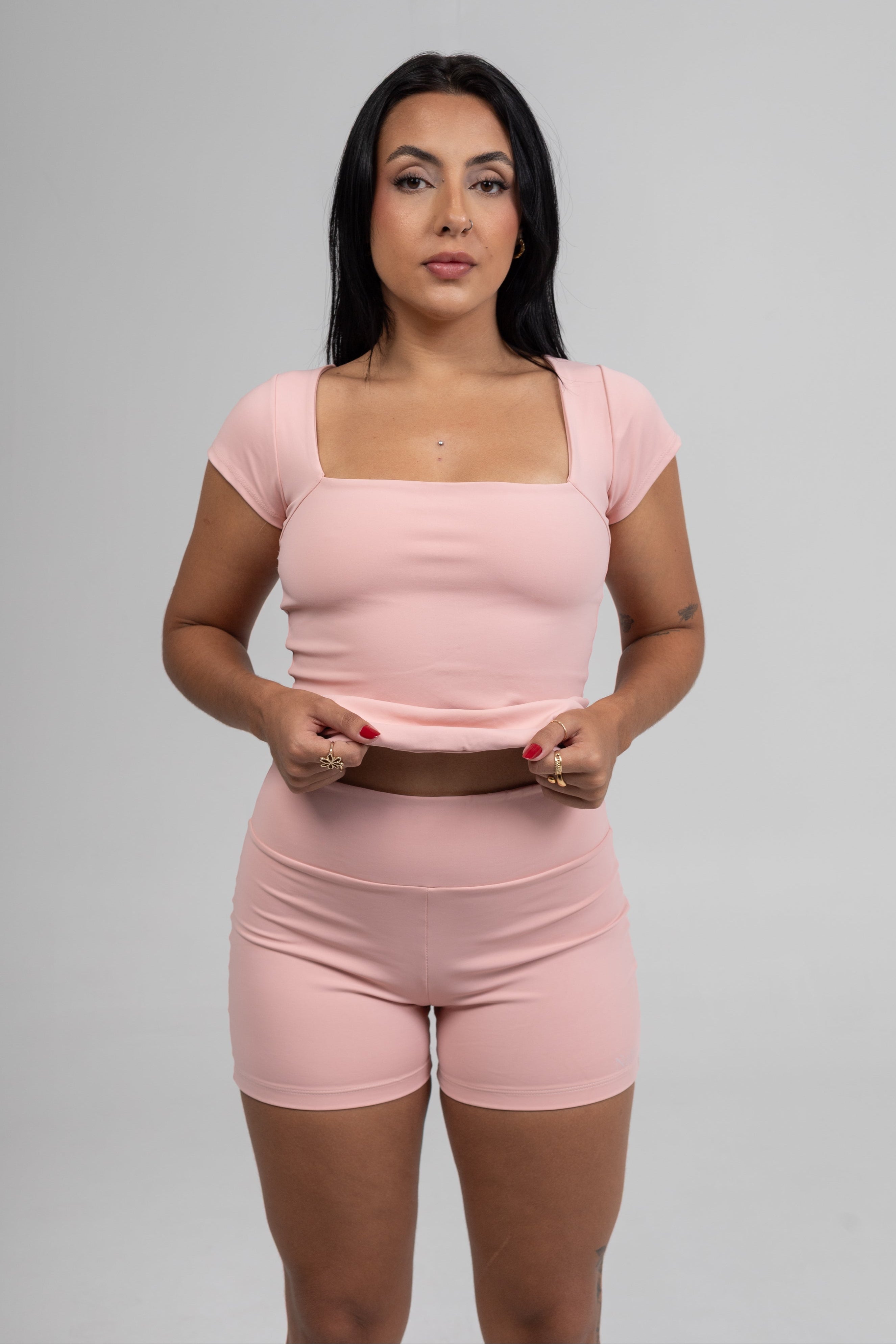 Short Fitness Baby Pink