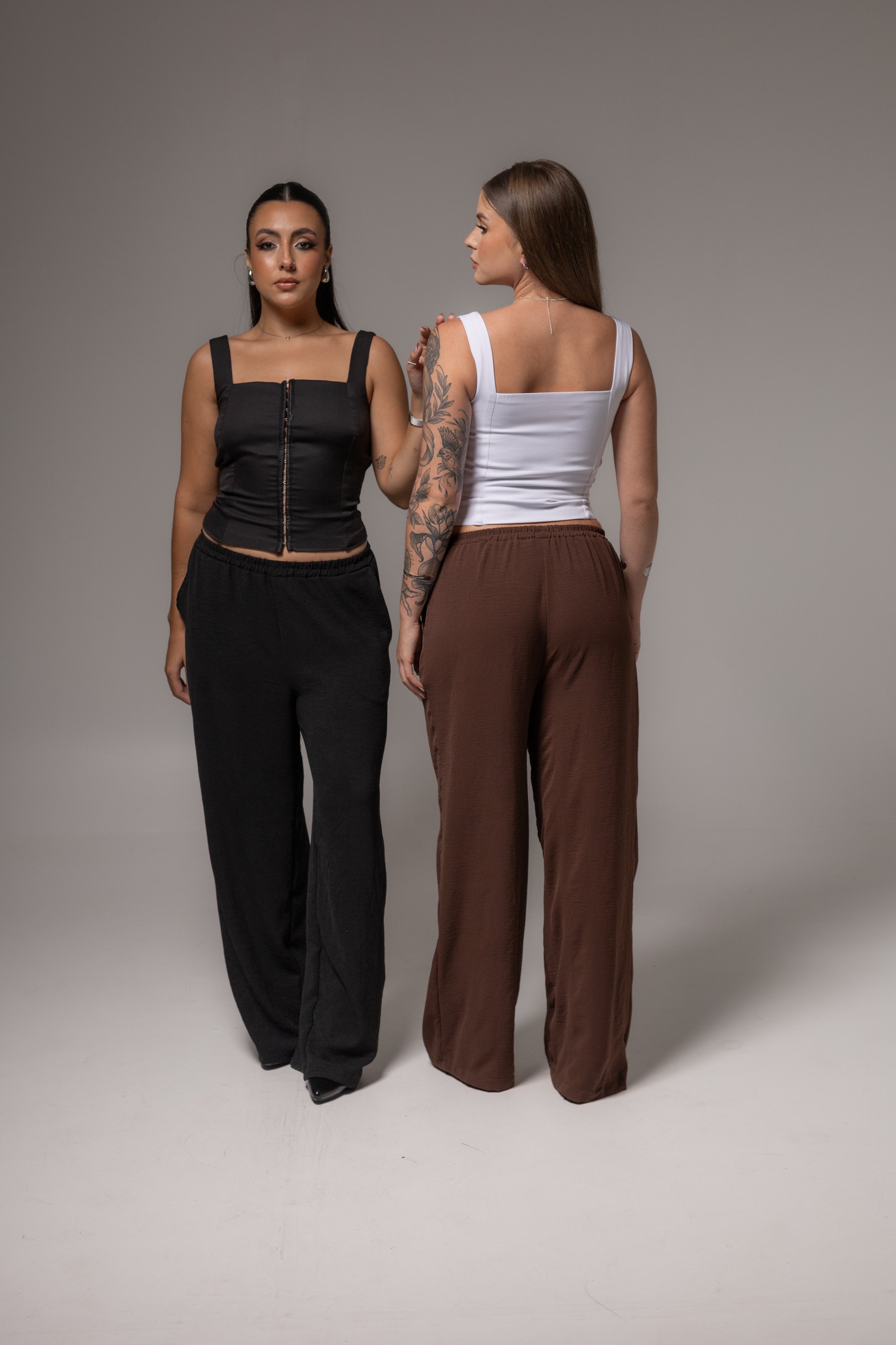 Calça Fluida Marrom