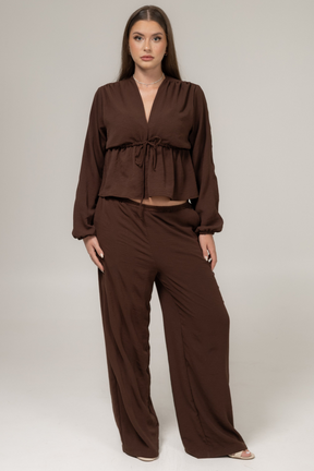 Blusa com Amarração Frontal