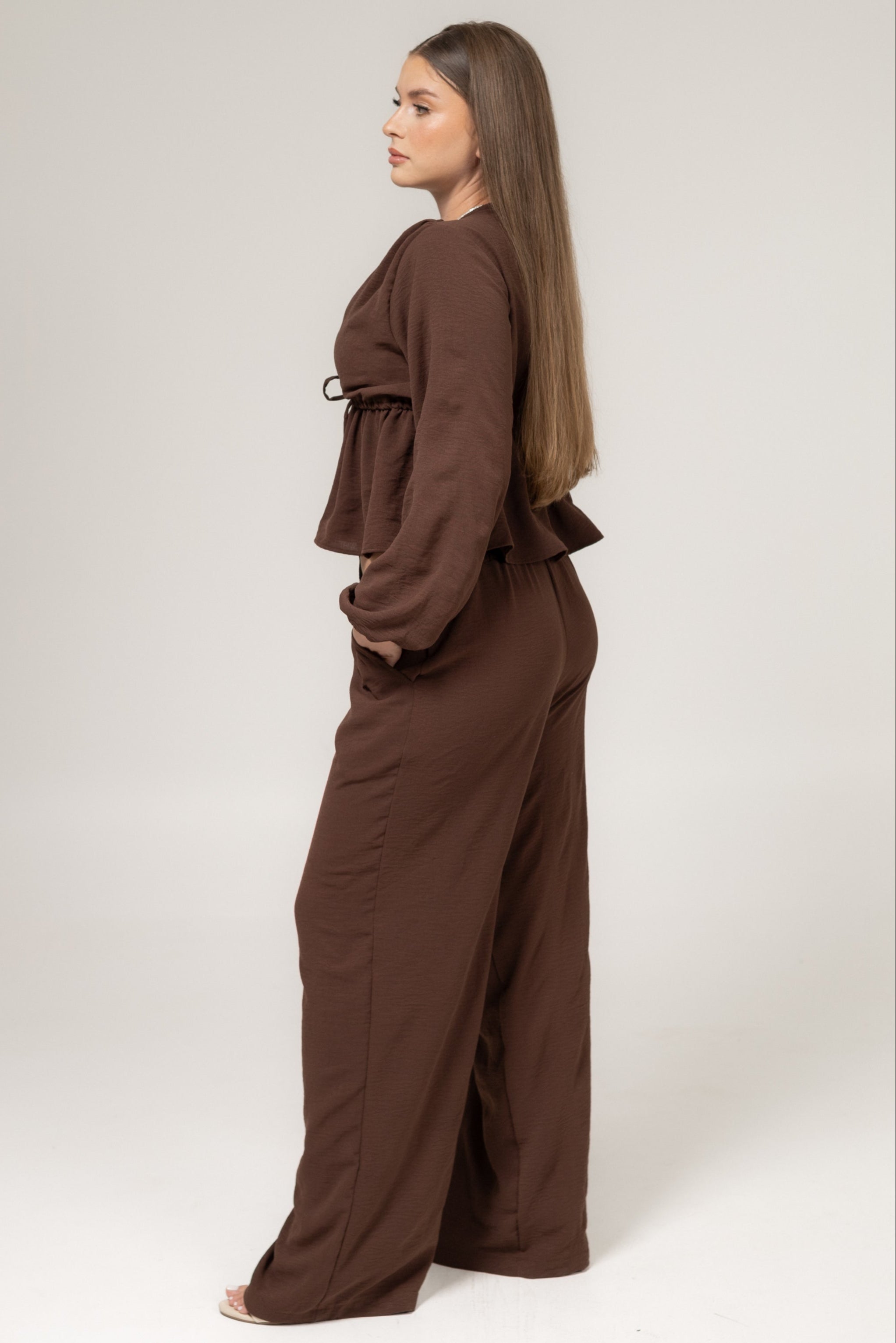 Combo Conjunto Marrom – Calça & Blusa