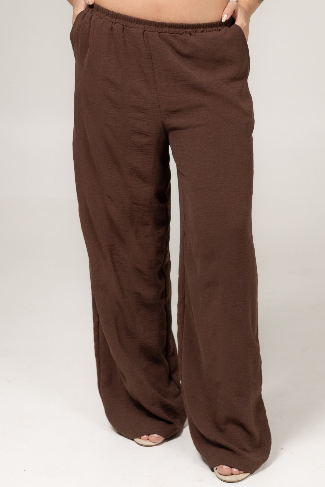 Calça Fluida Marrom