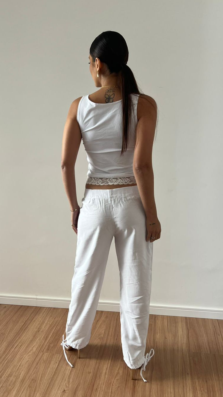 Calça Branca Alfaiataria