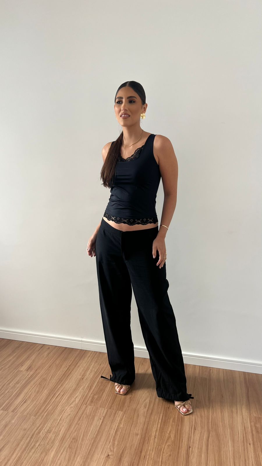 Calça Preta Alfaiataria
