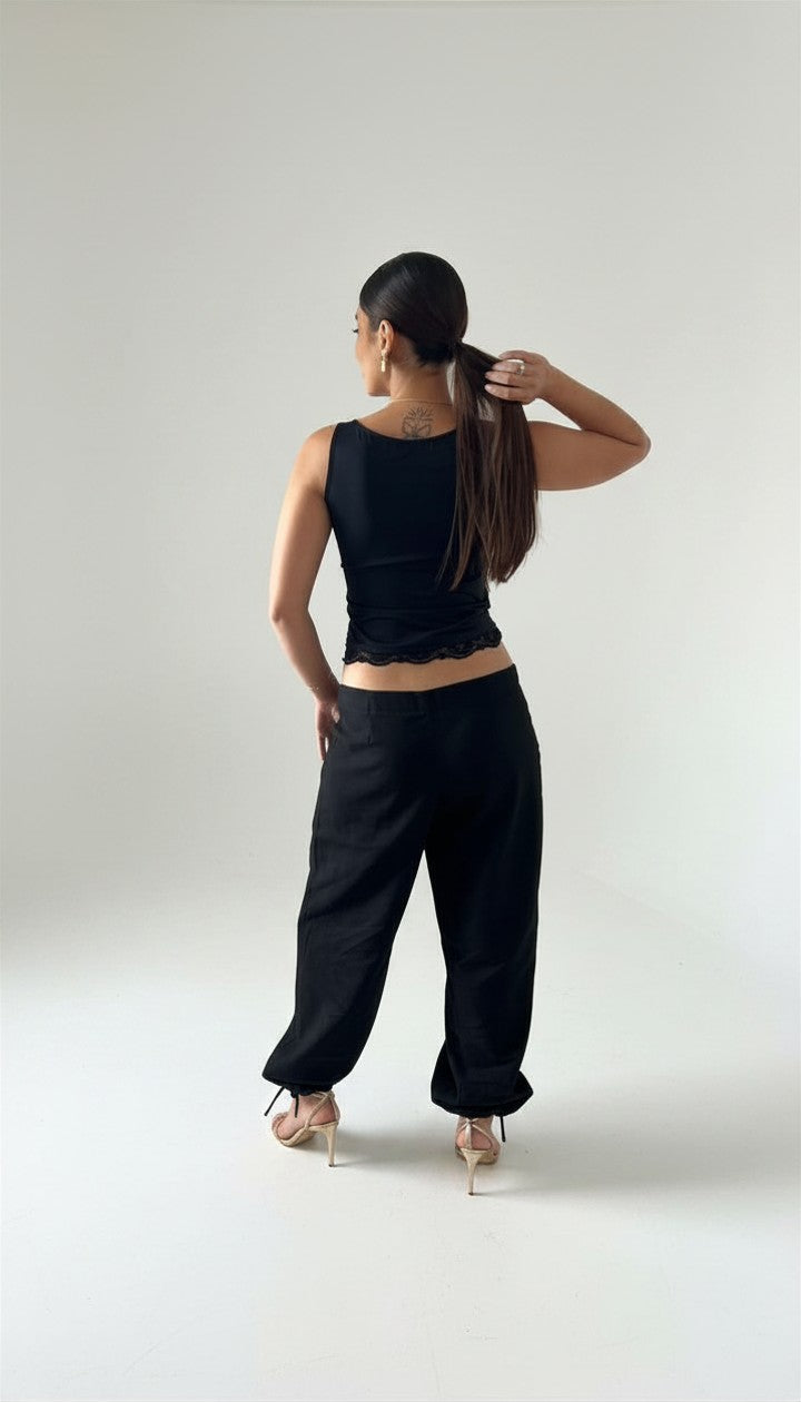Calça Preta Alfaiataria