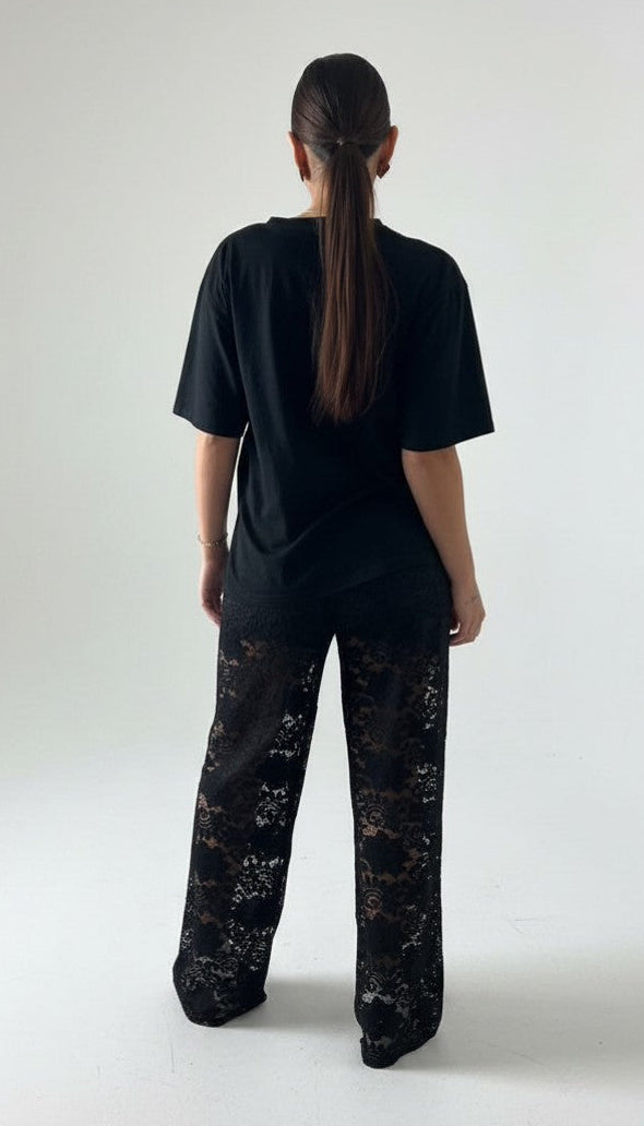 Calça Renda Preta